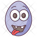 Edible Tongue Egg Egg Shell Icon
