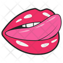 Tongue Licking Lips  Icon