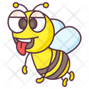 Cartoon Bee Honey Bee Animal Icon