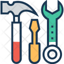 Tools Hammer Screwdriver Icon