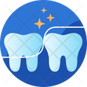 Dental Floss Tooth Icon