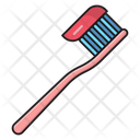 Toothpaste Toothbrush Cleaning Icon