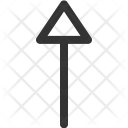 Top Arrow Symbol Icon