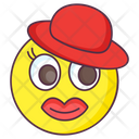 Top Hat Emoji Cute Emoji Expression Emotag Icon