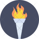 Torch Olympics Flame Icon