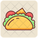 Tortilla Burrito Pita Sandwich Icon