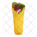 Shawarma Pita Sandwich Icon