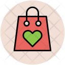 Tote Bag Heart Icon