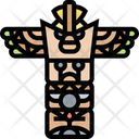 Totem Indian Tribal Icon