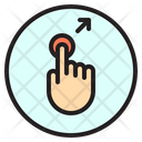 Touch Slant Up Icon