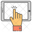 Digital Interaction Finger Touch Pointer Icon