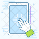 Digital Interaction Finger Touch Pointer Icon