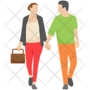 Tourist Couple Couple Travelling Couple Icon