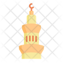 Tower Building Mosque Icon