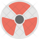 Toxic Radioactive Symbol Icon