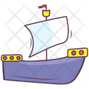 Toy Sailboat Icon
