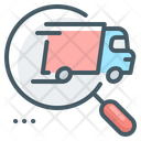 Track Package Track Cargo Track Delivery Icon