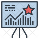 Track Point Chart Icon