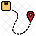 Tracking Location Delivery Icon