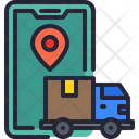 Tracking Order Truck Delivery Icon