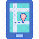 Tracking Device Logistic Delivery Navigation Device Icon