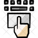 Clique Com O Botao Esquerdo Do Trackpad Ícone