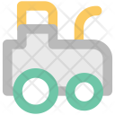 Tractor Agricultural Plowing Icon