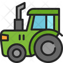 Tractor Agricultural Transportation Icon