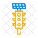 Traffic Lights Solar Icon