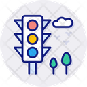 Traffic Light Navigation Semaphore Icon