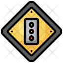 Traffic Light Regulation Road Signs Icon