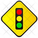Light Traffic Sign Icon