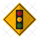 Traffic Light Regulation Road Signs Icon