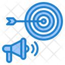 Traget Advertising Megaphone Icon