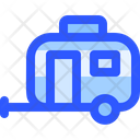 Adventure Travel Trailer Icon