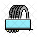 Trailer Tire Trailer Shop Icon