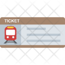 Train Ticket Traveling Icon