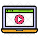 Training Videos Video Streaming Media Player Icon