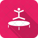 Trampoline Gymnastics Jump Icon