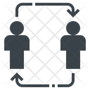 Transfer Viral Transmission Icon