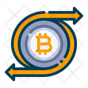 Transfer Bitcoin Icon