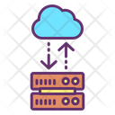 Iserver To Cloud Transfer Cloud Data Transfer Database Icon