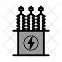 Transformer Power Line Distribution Icon