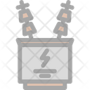 Transmission Distribution Substation Icon