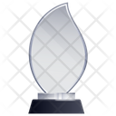 Glass Trophy Transparent Trophy Glass Award Icon