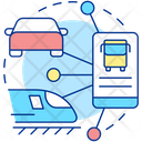 Transport options in one app Icon