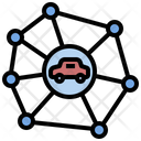 Transportation Network  Icon