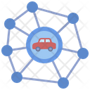 Transportation Network  Icon