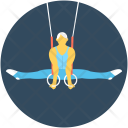 Trapeze Rings Acrobat Icon