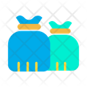 Trash Bags Dustbin Icon